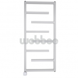 Elektrinis rankšluosčių džiovintuvas WOBBEE WELLY WHITE 50x110 cm, kairinis, paslėptas montavimas