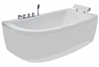 Akrilinė vonia B1680 dešininė be masažų (simple) 170cm