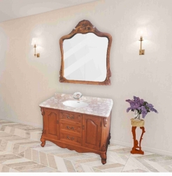 Vonios kambario baldai 8192 su veidrodžiu