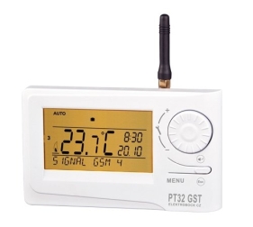 Elektroninis programuojamas termostatas (termoreguliatorius) su GSM moduliu PT32 GST
