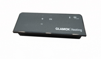 WiFi+Bluetooth termostatas Glamox Heating WT/BLE H40/H60 Black