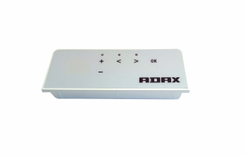 Programuojamas skaitmeninis termostatas ADAX NEO/CLEA DT White, spalva: balta