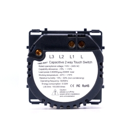 Vienpolis WiFi sensorinis jungiklis dimeris (trailing edge) Feelspot, 120W, be dangtelio (LED)