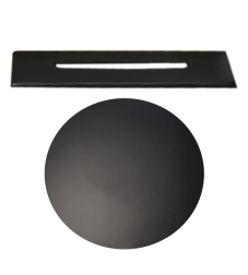 Detalė vonios sifono apdailos Mat black