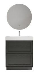 Vonios kambario spintelė su praustuvu CHERRY 75 pakabinama