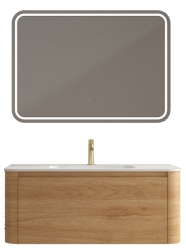 Vonios kambario spintelė su praustuvu ALOE 100 pakabinama