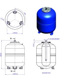 Indas Išsiplėtimo LC 150L vandentiekiui maxivarem