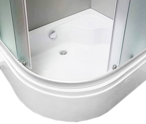 Padas dušo kabinai pusiau gilus 100x80 dešininis