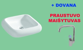 IŠPARDAVIMAS! Praustuvas GRG-4620 DOVANA maišytuvas 13205D
