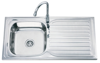 Nerūdijančio plieno plautuvė D10060A 1000x600 dešinė