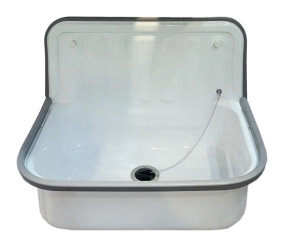 Plautuvė metal. 510x330x375  emaliuota tvirtinama prie sienos