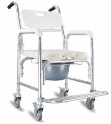 Kėdė tualeto su ratukais ir rankenomis H8961L