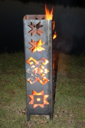 Lauko ugniakuras TAUTINIAI MOTYVAI (1000x250x250)