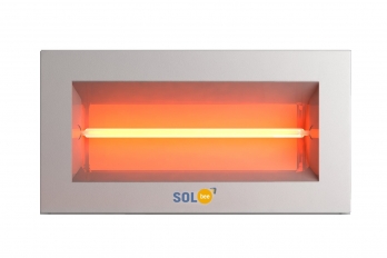 Infraraudonųjų spindulių šildytuvas SolBee SBH 15 B White (1,5 kW, kontaktų dėžutė)