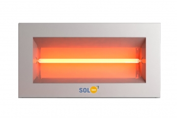 Infraraudonųjų spindulių šildytuvas SolBee SBH 20 B White (2,0 kW, kontaktų dėžutė)