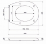 Klozeto dangtis MA-012AW