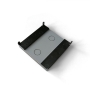 Vienpolis sensorinis jungiklio dangtelis su laikikliais Feelspot, 47mm, pilkas